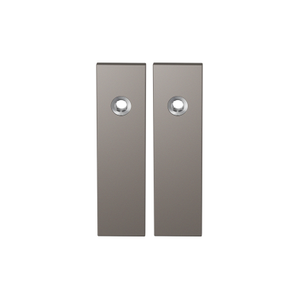 GPF1115.A3 kortschild rechthoekig blind Mocca blend
