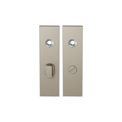 GPF1115.A4 kortschild rechthoekig WC63/8 grote knop Champagne blend