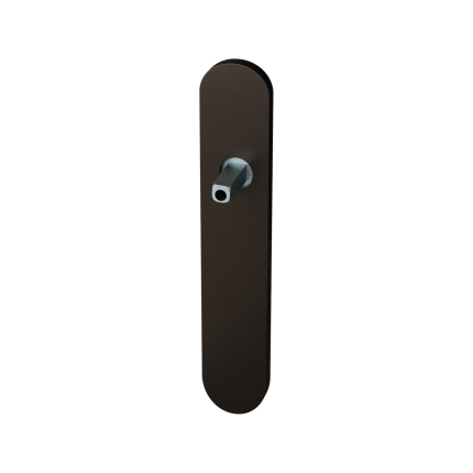 GPF1120.A1.411 langschild afgerond BB72 Dark blend met vastgelaste knopvastzetter