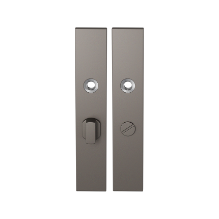 GPF1125.A3 langschild rechthoekig WC57/5 grote knop Mocca blend