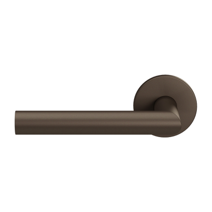 GPF115VRA1 Dark Blend L-haaks model 19mm deurkruk op rozet 53x6mm linkswijzend