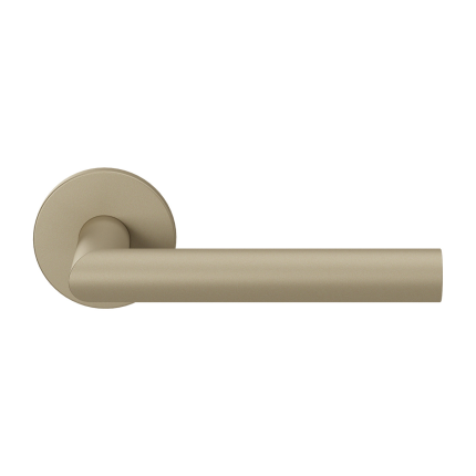 GPF115VRA4 Champagne Blend L-haaks model 19mm deurkruk op rozet 53x6mm rechtswijzend