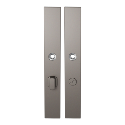 GPF1175.A3 langschild rechthoekig WC63/8 grote knop Mocca blend
