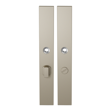 GPF1175.A4 langschild rechthoekig WC57/5 grote knop Champagne blend