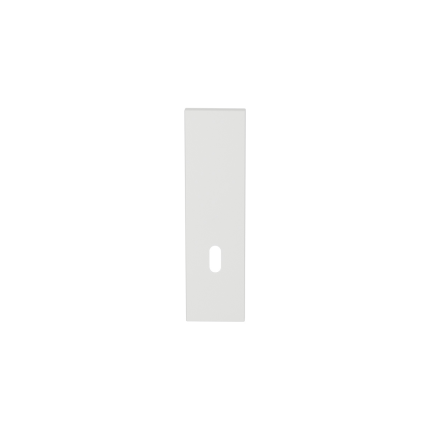 GPF1215.62L/R kortschild rechthoekig BB72 zonder krukgat links-/ rechtsdraaiend wit