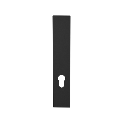 GPF1225.61L/R langschild rechthoekig PC72 zonder krukgat links-/ rechtsdraaiend zwart