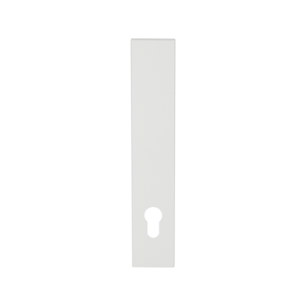 GPF1225.62L/R langschild rechthoekig PC92 zonder krukgat links-/ rechtsdraaiend wit