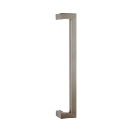 GPF13 deurgreep verkropt 22x22x300mm hoogte 60mm Mocca blend