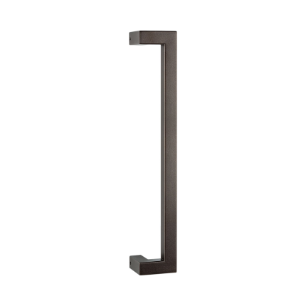GPF13 deurgreep verkropt 22x22x400mm hoogte 60mm Dark blend