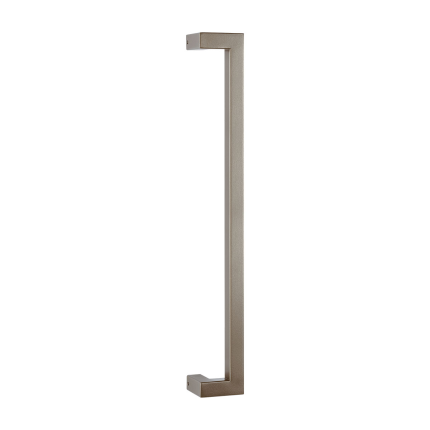 GPF13 deurgreep verkropt 22x22x500mm hoogte 60mm Mocca blend
