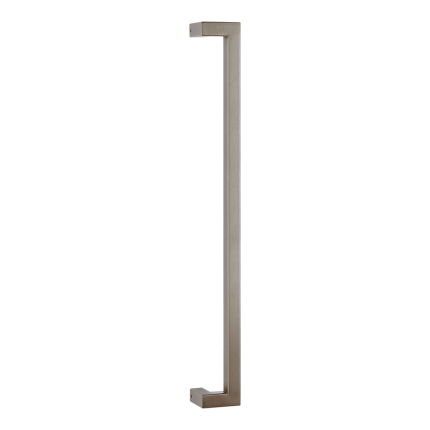 GPF13 deurgreep verkropt 22x22x600mm hoogte 60mm Mocca blend