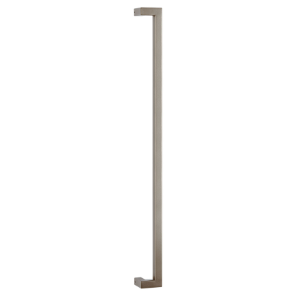 GPF13 deurgreep verkropt 22x22x800mm hoogte 60mm Mocca blend