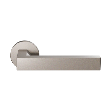 GPF1304.A3.00 Tapu deurkruk op ronde rozet Mocca blend, 50x8mm