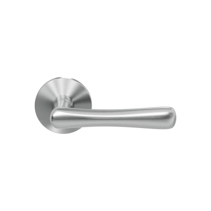 GPF1312.09 Pake deurkruk op rozet 50x6mm RVS geborsteld 