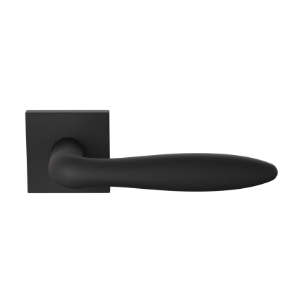 GPF1314.61.02 Rangi deurkruk op vierkante rozet zwart, 50x8mm