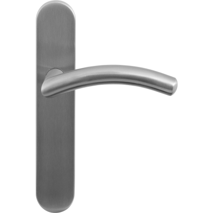 GPF2030.20 Mata deurkruk op langschild WC63/8 grote knop