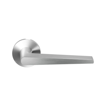 GPF2060.09.00 Piko deurkruk op ronde rozet RVS, 50x8mm
