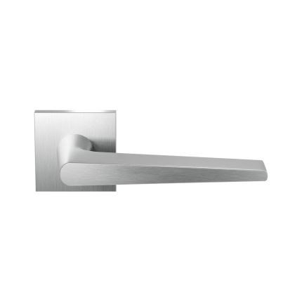GPF2060.09.02 Piko deurkruk op vierkante rozet RVS, 50x8mm