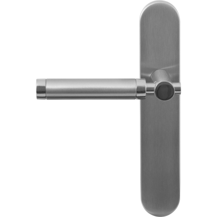 GPF2075.20L Moko duo deurkruk op langschild linkswijzend