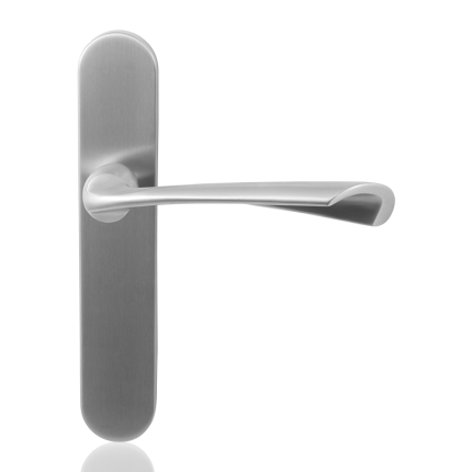 GPF3120.20 Kore deurkruk op langschild WC57/5 normale knop