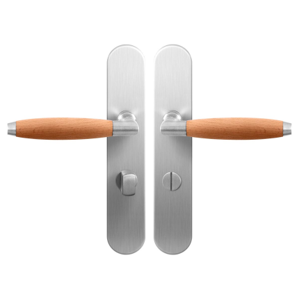 GPF4041.20 Ika XL deurkruk op langschild WC63/8 normale knop