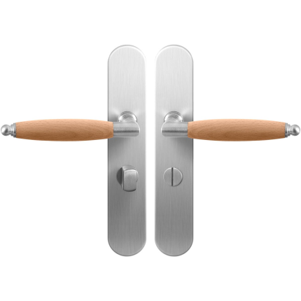 GPF4141.20 Ika XL deurkruk op langschild WC57/5 normale knop