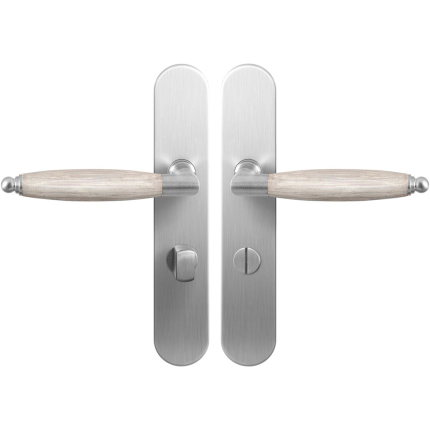 GPF4143.20 Ika XL deurkruk op langschild WC63/8 normale knop
