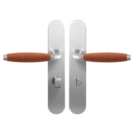 GPF4236.20 Ika XL deurkruk op langschild WC63/8 normale knop