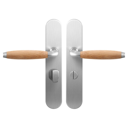 GPF4241.20 Ika XL deurkruk op langschild WC57/5 grote knop