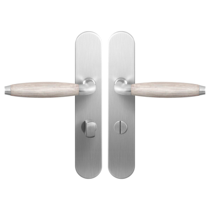 GPF4243.20 Ika XL deurkruk op langschild WC63/8 normale knop