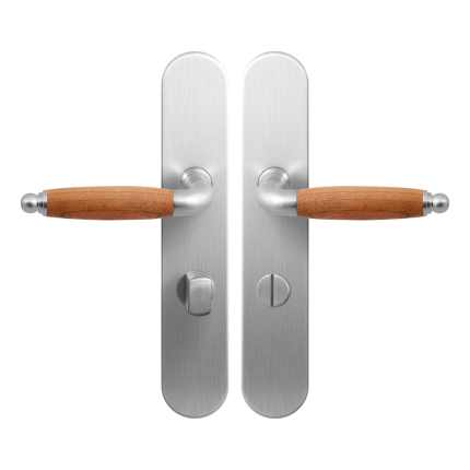 GPF4335.20 Ika deurkruk op langschild WC63/8 normale knop