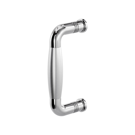 GPF4916.49A RVS gepolijst/RVS geborsteld gebogen 130x60/114mm