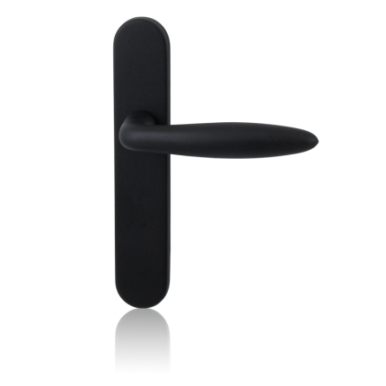 GPF8220.20 Pepe deurkruk op langschild zwart BB56