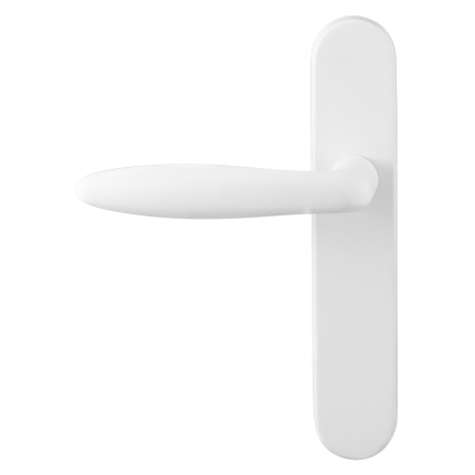 GPF8222.60L Pepe deurkruk op langschild wit linkswijzend