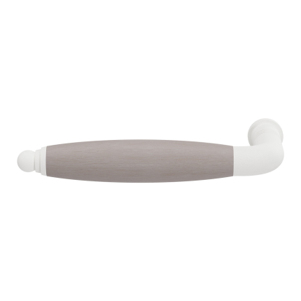 GPF8283 Ika XL deurkruk wit/eiken whitewash links-/ rechtswijzend