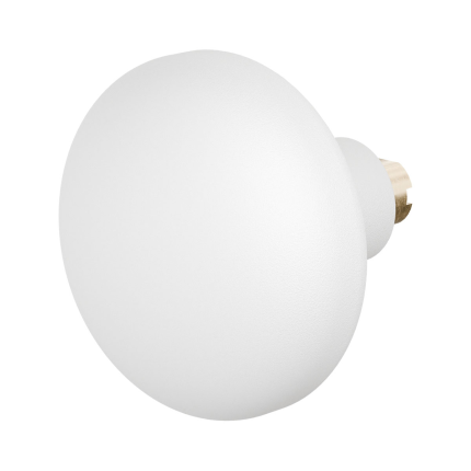 GPF8849.62 Paddenstoel knop S5 65mm veiligheidsschilden vast inclusief wisselstift wit