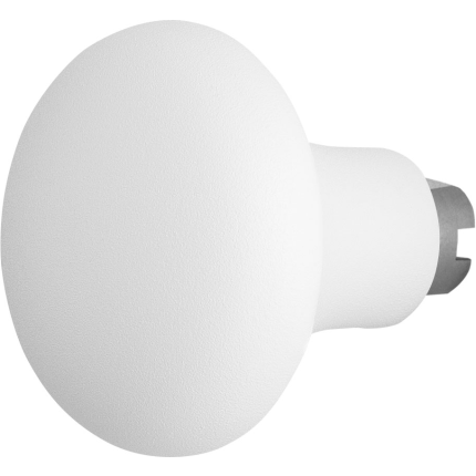 GPF8851.62 Paddenstoel knop S5 52mm veiligheidsschilden vast inclusief wisselstift wit