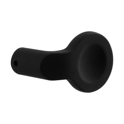 GPF8857.61 Zwart designknop verkopt 88/ 55x24mm t.b.v. veiligheidsschilden vast incl. wisselstift
