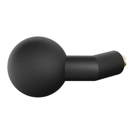 GPF8859.61 Zwart verkropte knop 55x16mm tbv VH-schilden vast