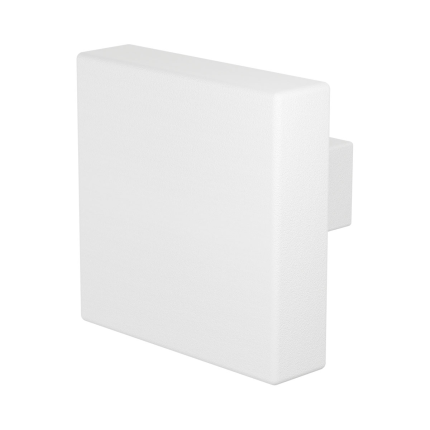 GPF8950.62 Wit vierkante knop 60x60x16m