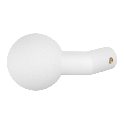 GPF8953.62 Wit verkropte kogelknop 55mm draaibaar