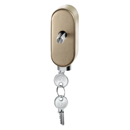 GPF9250.A4.0032 draaikiepmechanisme afsluitbaar, Champagne blend