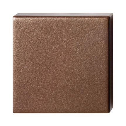 GPF9388.A2 Bronze blend vierkante veiligheidsbuitenrozet blind