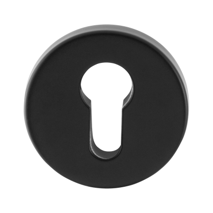 GPF9392.64 veiligheidsbinnenrozet rond 54mm SKG*** smeedijzer zwart