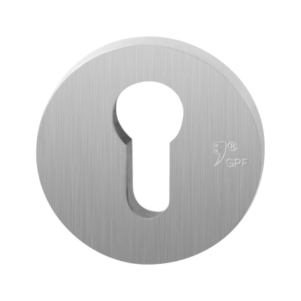 GPF9393.09 veiligheidsbinnenrozet rond 54 mm SKG*** RVS geborsteld
