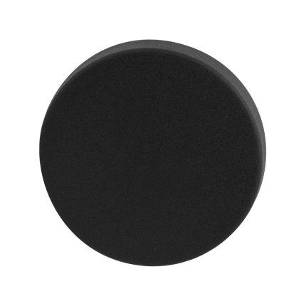 GPF9393.64 veiligheidsbuiten rozet rond 54 mm SKG*** smeedijzer zwart blind