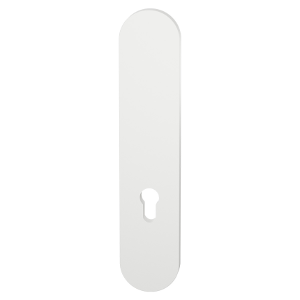 GPF9842.62 veiligheidsbuitenschild zonder krukgat PC92 afgerond wit