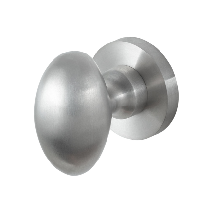GPF9851.09-00 RVS mat ei-knop S5 62mm met wisselstift op ronde rozet