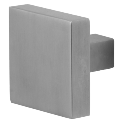 GPF9856.09 vierkante knop 53x53x16mm t.b.v. veiligheidsschilden RVS matgeborsteld