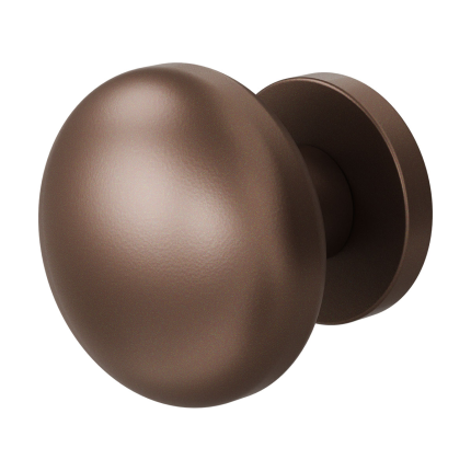 GPF9857.A2-00 Bronze Blend paddenstoel knop S5 65mm incl. wisselstift op rond rozet
